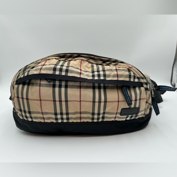 Burberry Blue Label -Authentic-Bumb / Waist Bag / Belt Bag Large - Picture 1 of 16